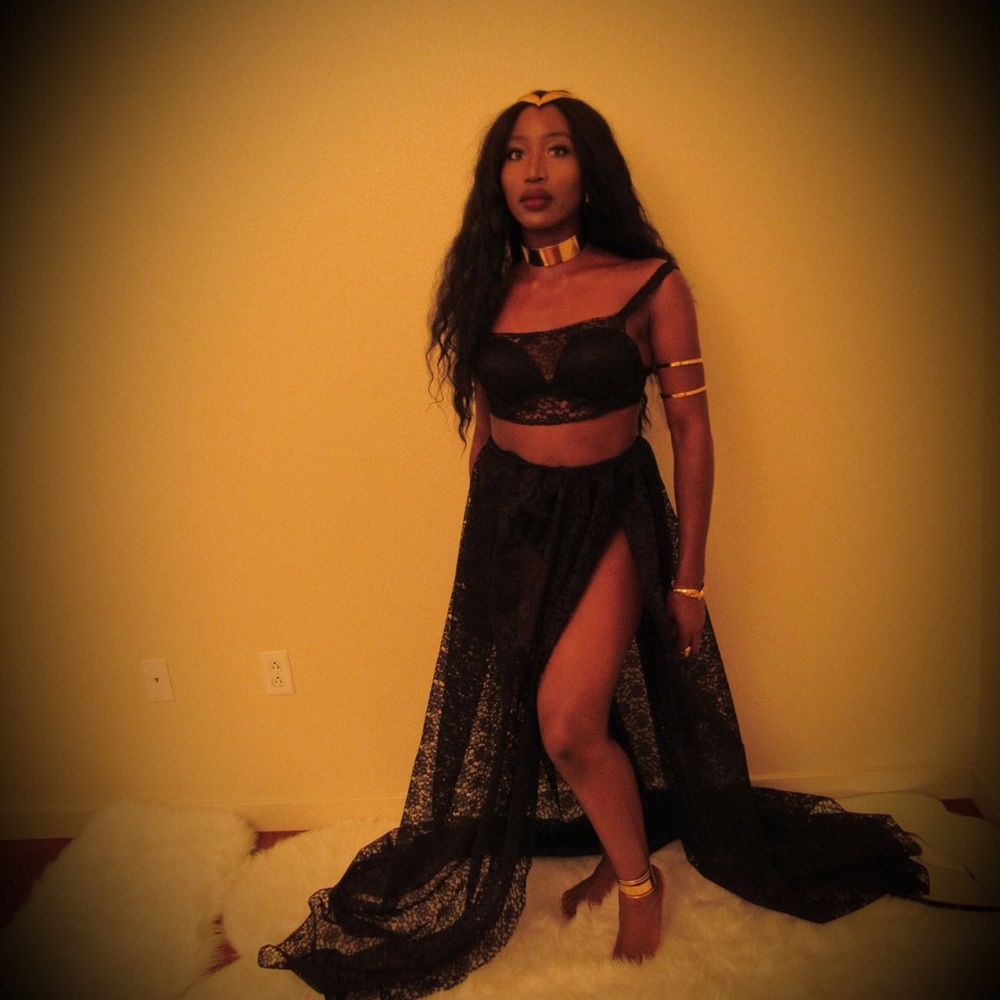 ADAEZE Black lace Set